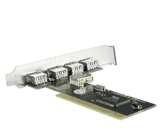 台式机PCI转USB2.0卡 五口PCI USB扩展卡