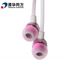 清华同方全系列小耳机混发线控式入耳式耳机