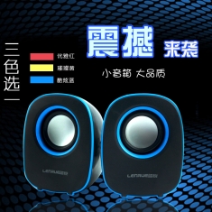 蓝悦S60/乐放804 笔记本台式电脑小音箱花色混发