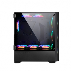 金河田Z20钻石版电脑台式钢化玻璃水冷机箱背线DIY游戏atx机箱