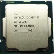 英特尔十代 I3 10100F 四核散片CPU