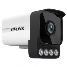 TP-LINK TL-IPC546H-W 400万全彩音频枪机网络摄像机DC供电