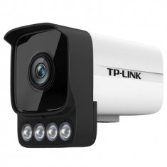 TP-LINK TL-IPC546H-W 400万全彩音频枪机网络摄像机DC供电