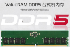 原装金士顿 (Kingston) 8GB DDR5 4800 台式机内存条 盒装