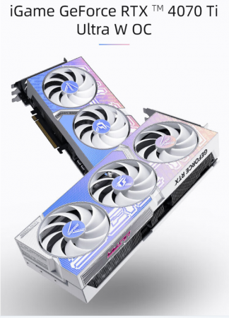 七彩虹iGame GeForce RTX 4070TI Ultra WOC 12G DLSS3 GDDR6X 视频渲染游戏光追显卡